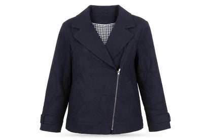 Marks & Spencer Womens Blue Jacket Size 14 Zip