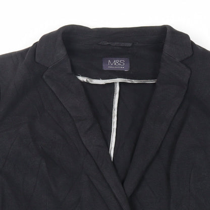 Womens UK Size 12 Marks and Spencer Black Jacket