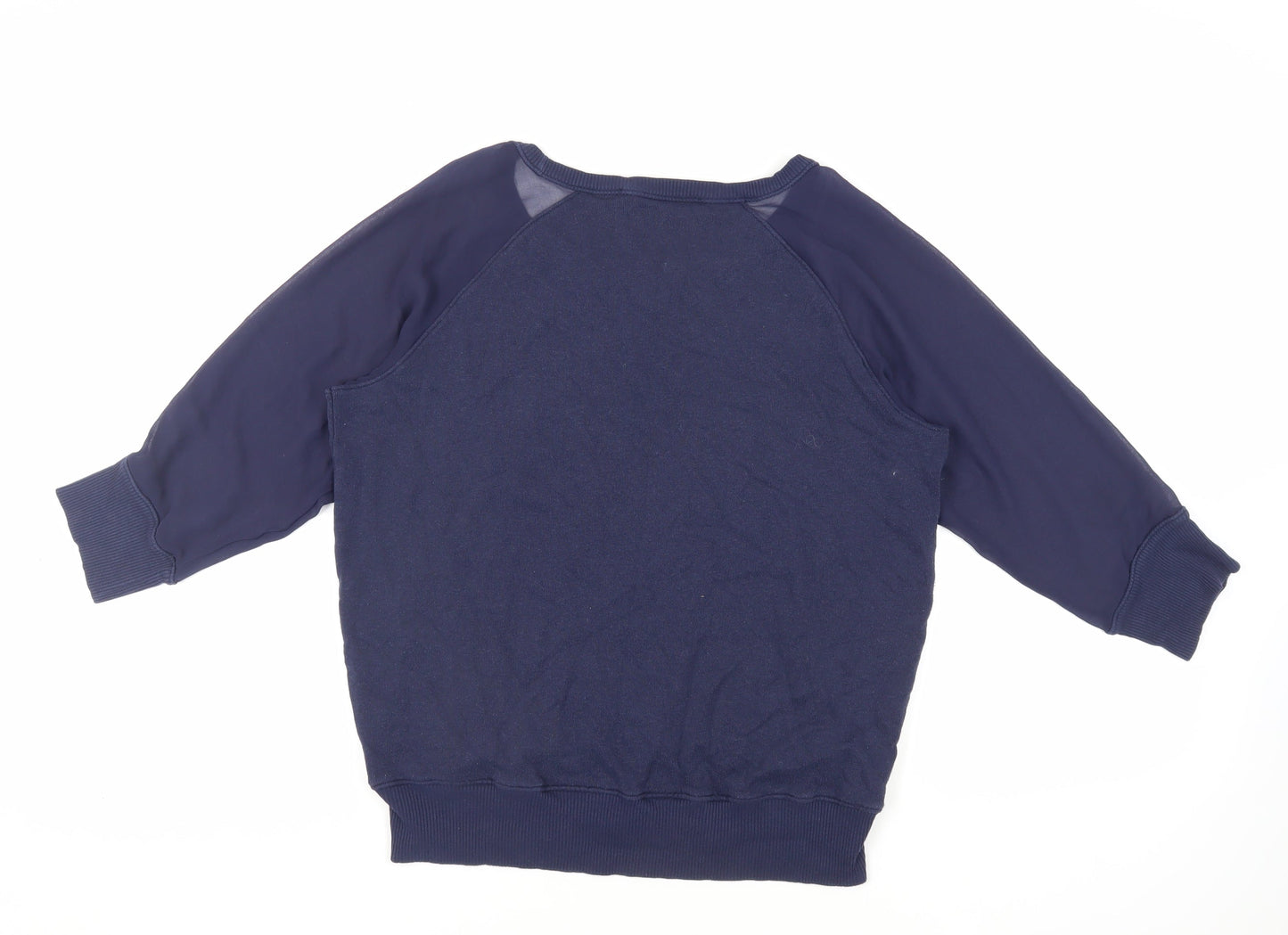 Womens UK Size M French Connection Blue Pullover Sweatshirt