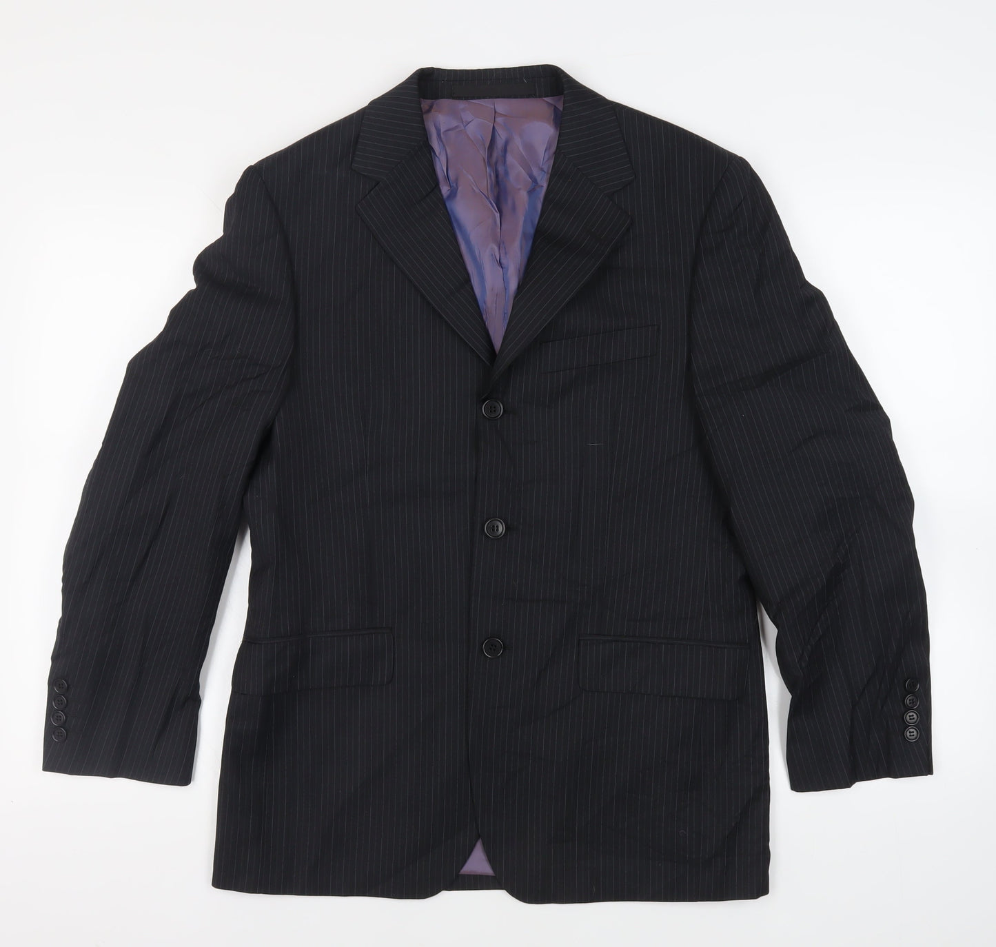 Mens UK Size 38 Marks and Spencer Regular Black Suit Jacket