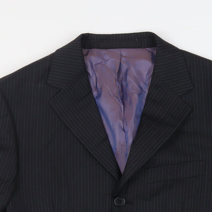 Mens UK Size 38 Marks and Spencer Regular Black Suit Jacket