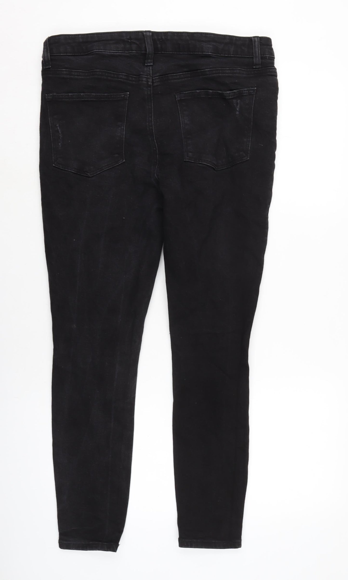 Womens UK Size 16 Denim & Co. Regular Fit Tapered Grey Jeans