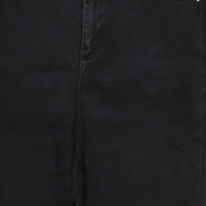Charter Club Womens Grey Cotton Blend Skinny Jeans Size 12 L26 in Regular Zip