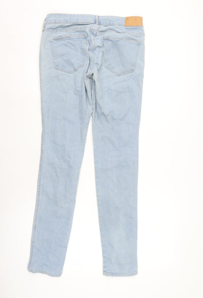 Womens UK Size 8 H&M Regular Fit Tapered Blue Jeans