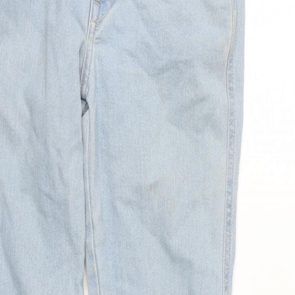 Womens UK Size 8 H&M Regular Fit Tapered Blue Jeans