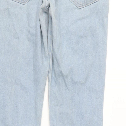 Womens UK Size 8 H&M Regular Fit Tapered Blue Jeans