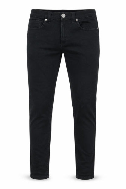 Mens UK Size 32 in Denim & Co. Regular Fit Skinny Black Jeans
