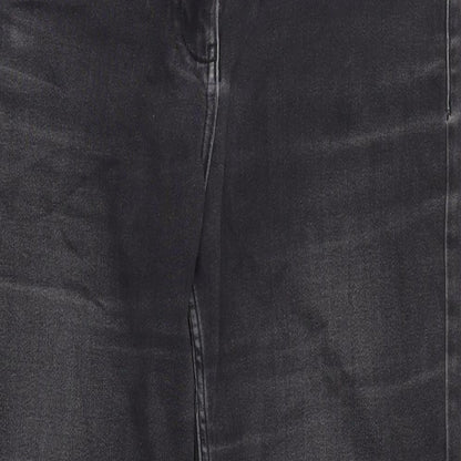 Womens UK Size 10 Marks and Spencer Regular Fit Bootcut Grey Jeans