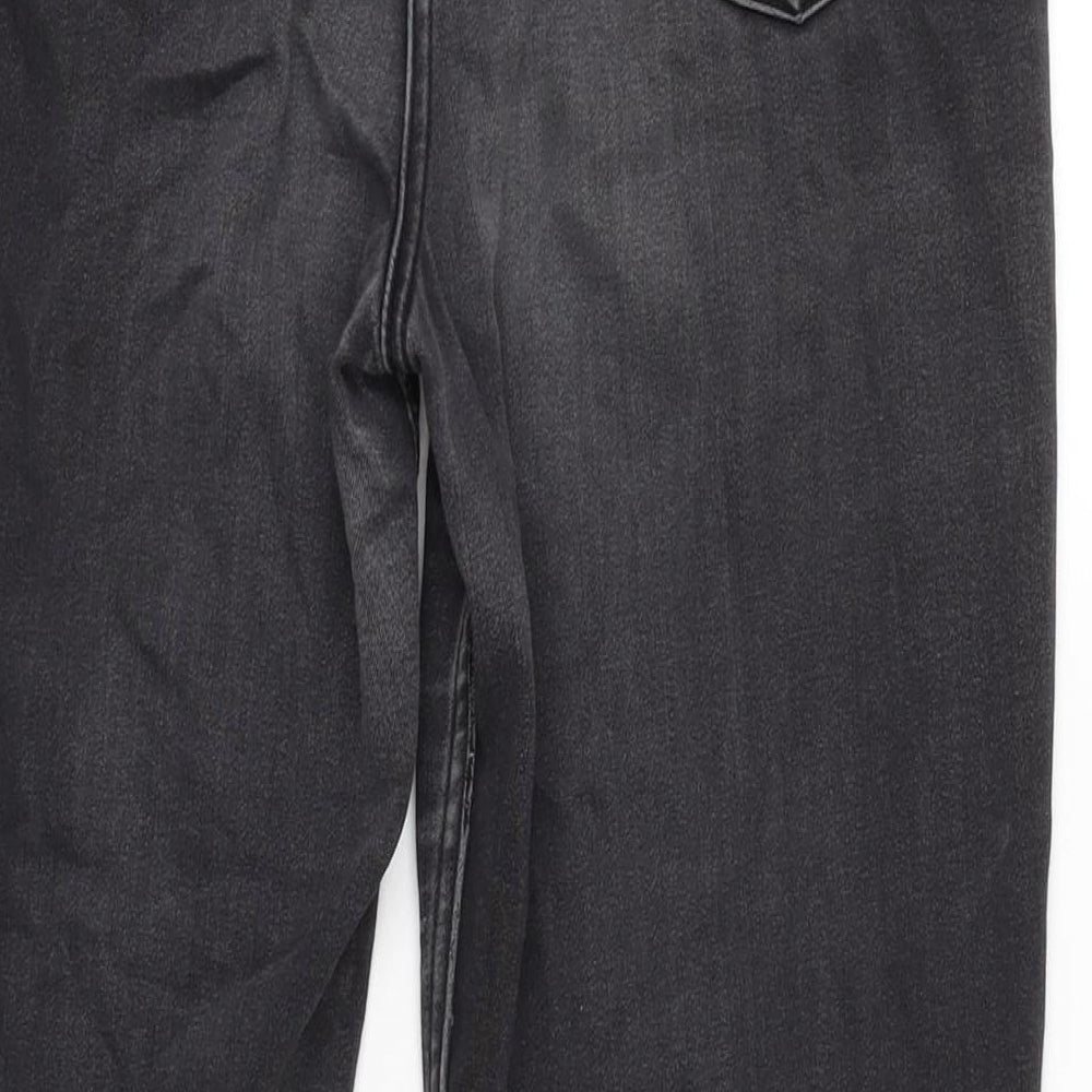 Womens UK Size 10 Marks and Spencer Regular Fit Bootcut Grey Jeans