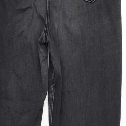 Womens UK Size 10 Marks and Spencer Regular Fit Bootcut Grey Jeans