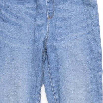 ESMARA Womens Blue Cotton Blend Jegging Jeans Size 12 L30 in Regular Zip