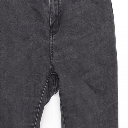Womens UK Size 12 Denim & Co. Regular Fit Tapered Grey Jeans