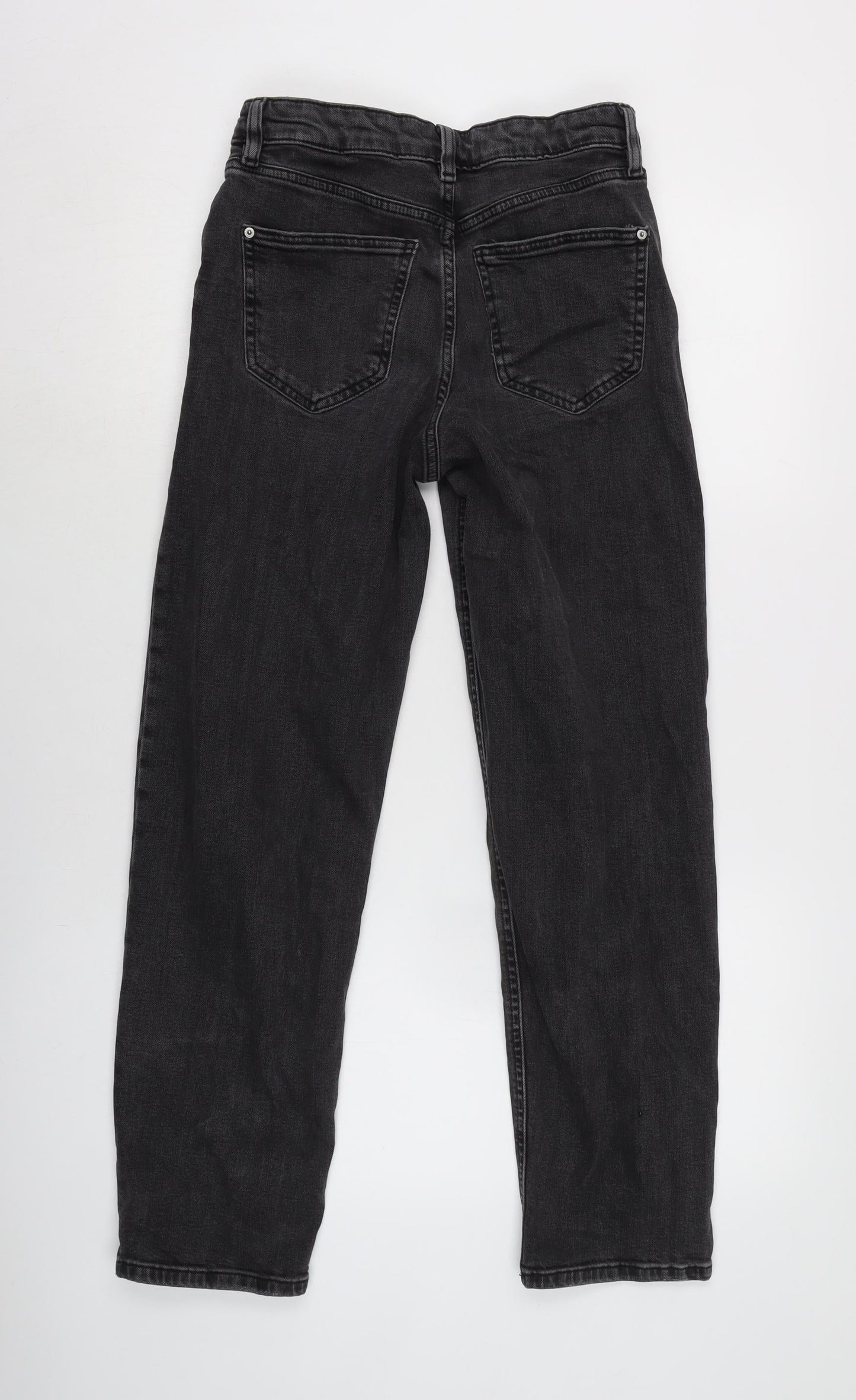 Womens UK Size 8 Marks and Spencer Regular Fit Straight Grey Jeans
