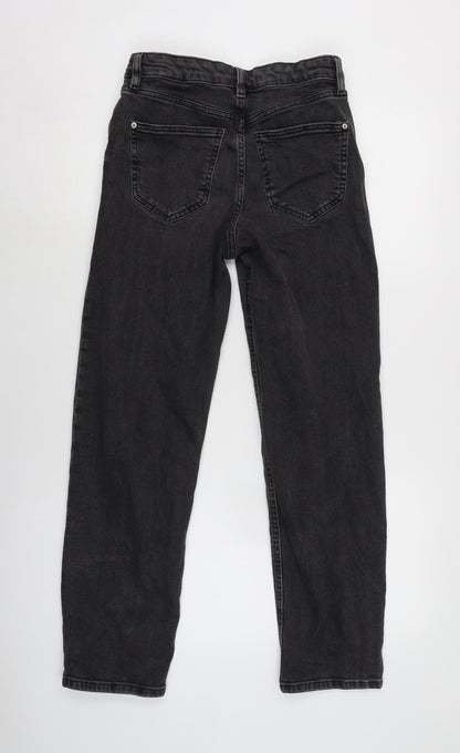 Womens UK Size 8 Marks and Spencer Regular Fit Straight Grey Jeans