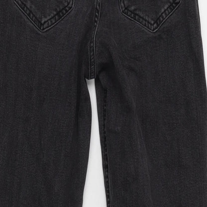 Womens UK Size 8 Marks and Spencer Regular Fit Straight Grey Jeans