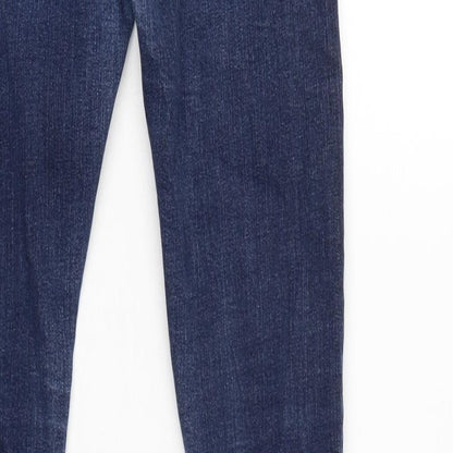 Mens UK Size 26 in Topman Regular Fit Skinny Blue Jeans
