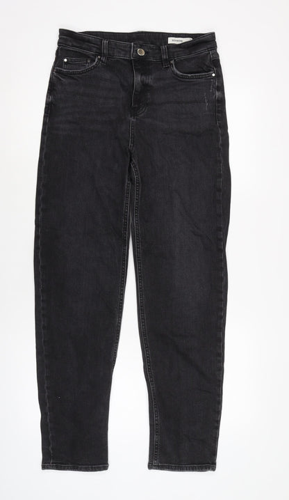 Womens UK Size 10 Marks and Spencer Regular Fit Straight Grey Jeans