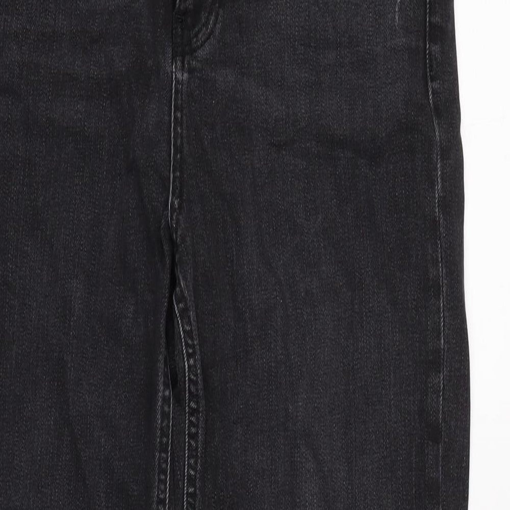 Womens UK Size 10 Marks and Spencer Regular Fit Straight Grey Jeans