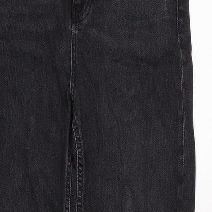 Womens UK Size 10 Marks and Spencer Regular Fit Straight Grey Jeans