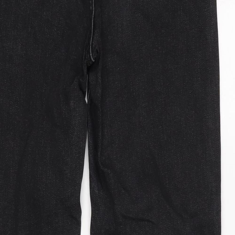 Womens UK Size 10 Marks and Spencer Regular Fit Straight Grey Jeans