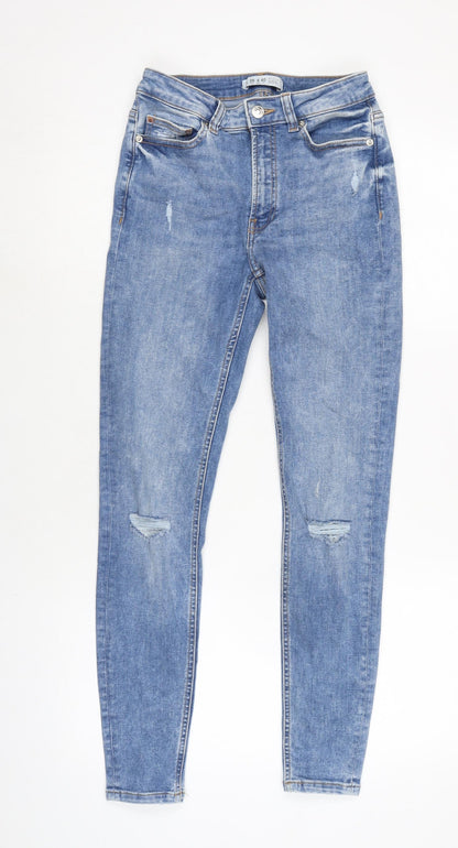 Womens UK Size 8 Denim & Co. Regular Fit Tapered Blue Jeans