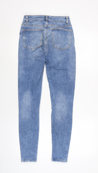 Womens UK Size 8 Denim & Co. Regular Fit Tapered Blue Jeans