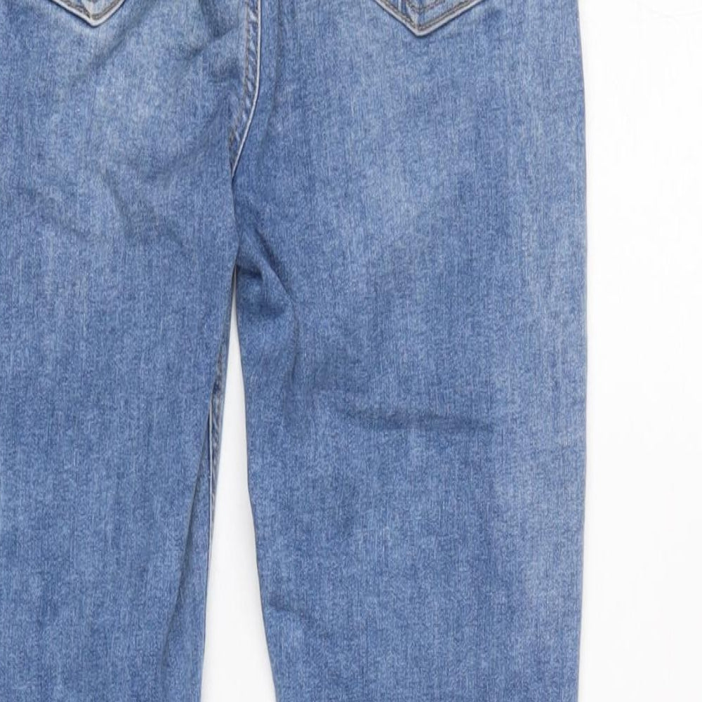 Womens UK Size 8 Denim & Co. Regular Fit Tapered Blue Jeans