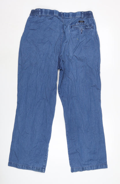 Mens UK Size 30 in Blue Harbour Regular Fit Straight Blue Jeans
