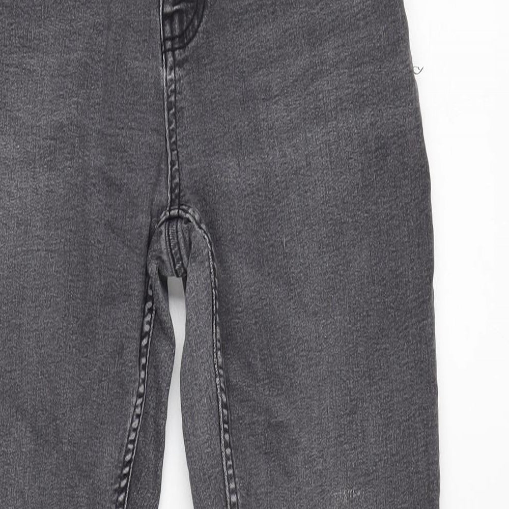 Womens UK Size 10 Marks and Spencer Regular Fit Tapered Grey Jeans