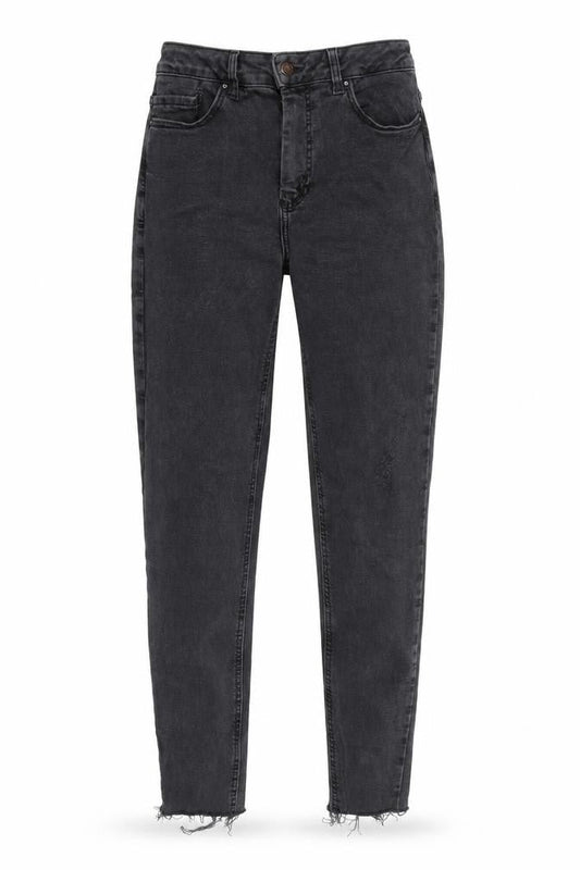 Womens UK Size 10 New Look Regular Fit Tapered Grey Jeans