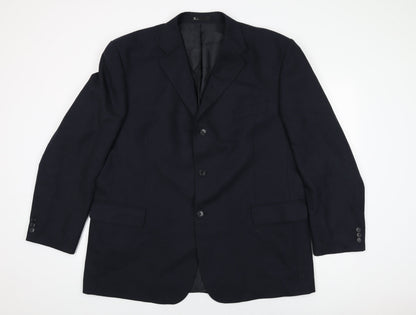 Mens UK Size 48 BHS Regular Blue Suit Jacket