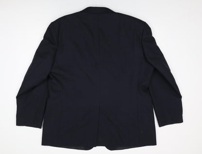 Mens UK Size 48 BHS Regular Blue Suit Jacket