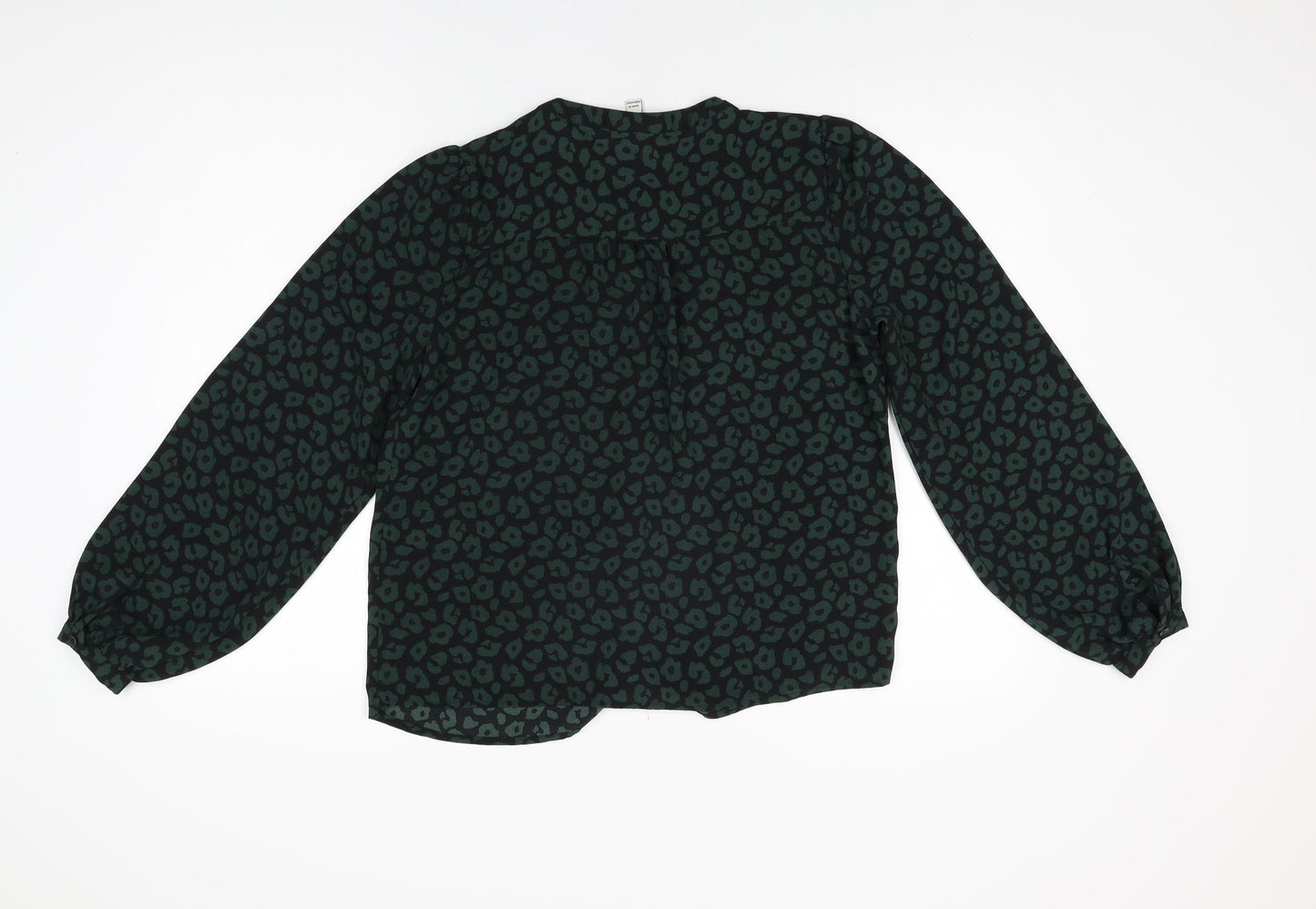 Womens UK Size 8 JDY Black Basic Button-Up