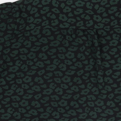 Womens UK Size 8 JDY Black Basic Button-Up