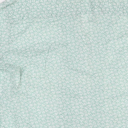 Womens UK Size M Gap Green Basic Button-Up
