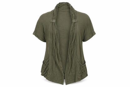 Womens UK Size 12 Marks and Spencer Green Cardigan Jumper