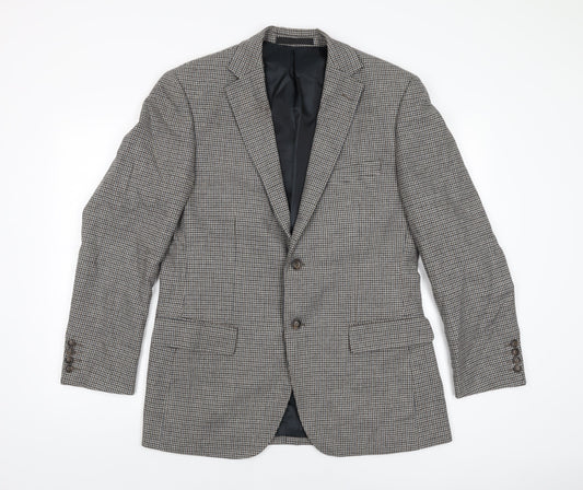 Mens UK Size 40 Marks and Spencer Regular Grey Suit Jacket