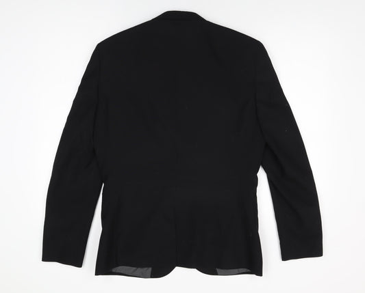 Mens UK Size 40 NEXT Regular Black Suit Jacket