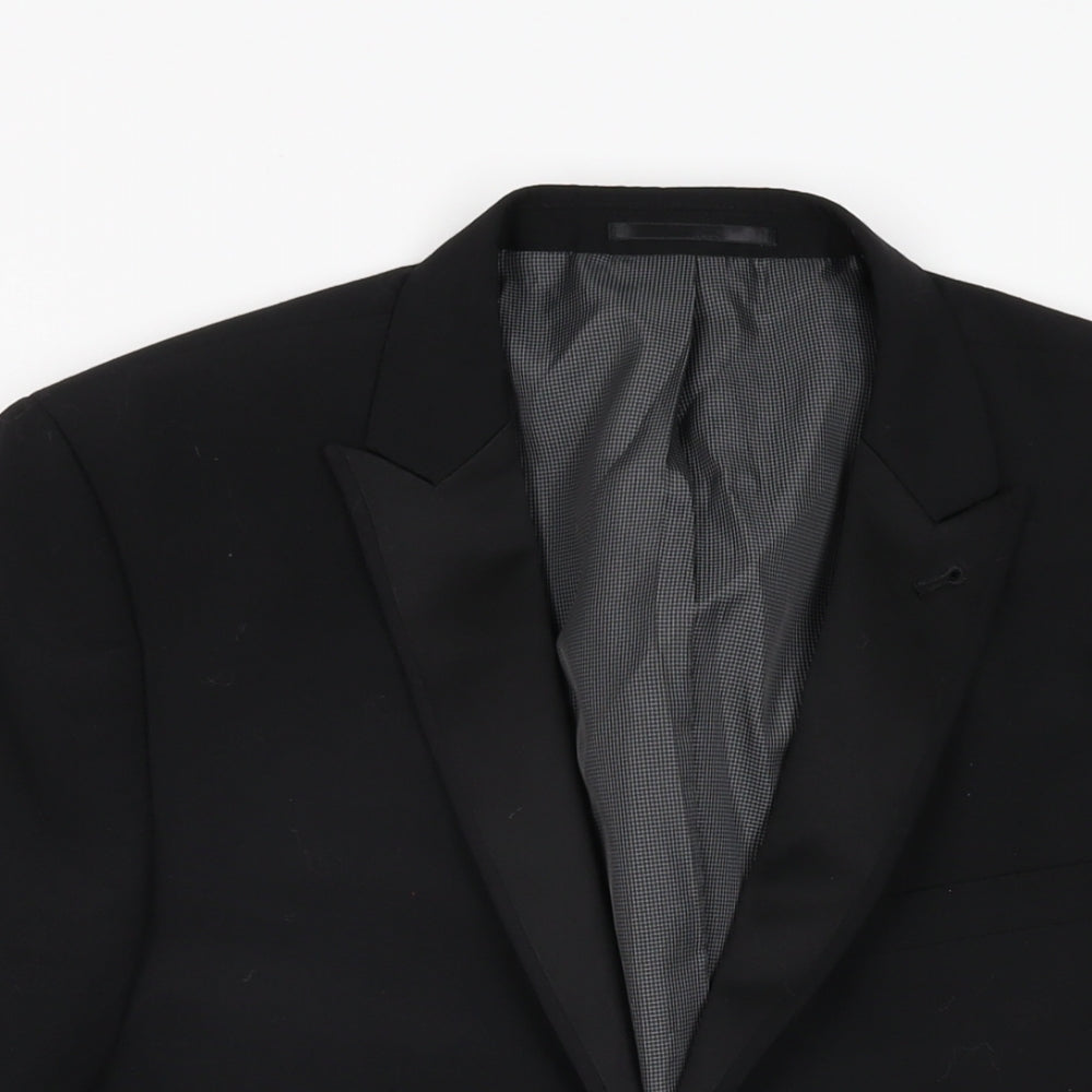Mens UK Size 40 NEXT Regular Black Suit Jacket