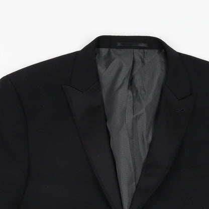 Mens UK Size 40 NEXT Regular Black Suit Jacket