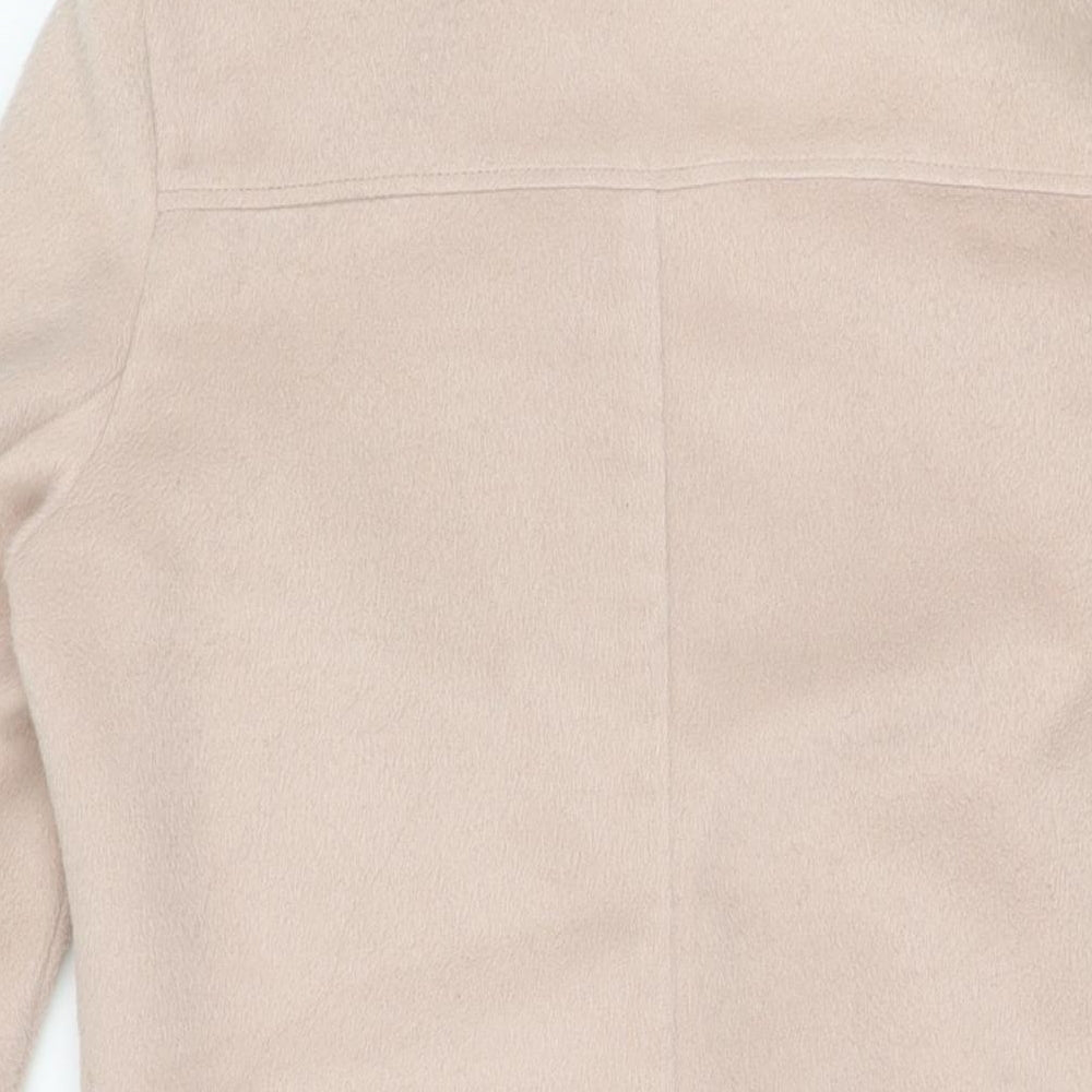 Womens UK Size 8 NEXT Pink Overcoat