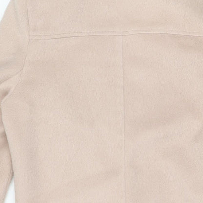 Womens UK Size 8 NEXT Pink Overcoat