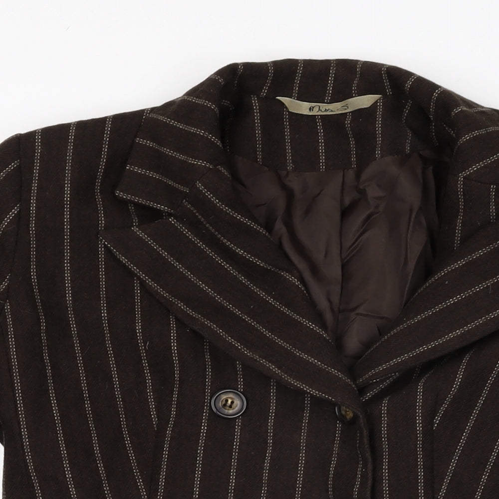 Womens UK Size 12 Miss Selfridge Brown Jacket