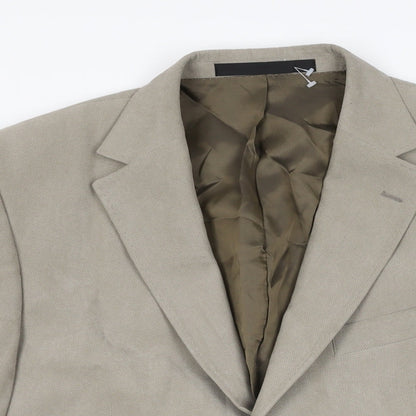 Mens UK Size 38 Marks and Spencer Regular Beige Suit Jacket