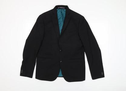 Mens UK Size 40 Marks and Spencer Regular Black Suit Jacket