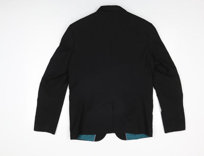 Mens UK Size 40 Marks and Spencer Regular Black Suit Jacket