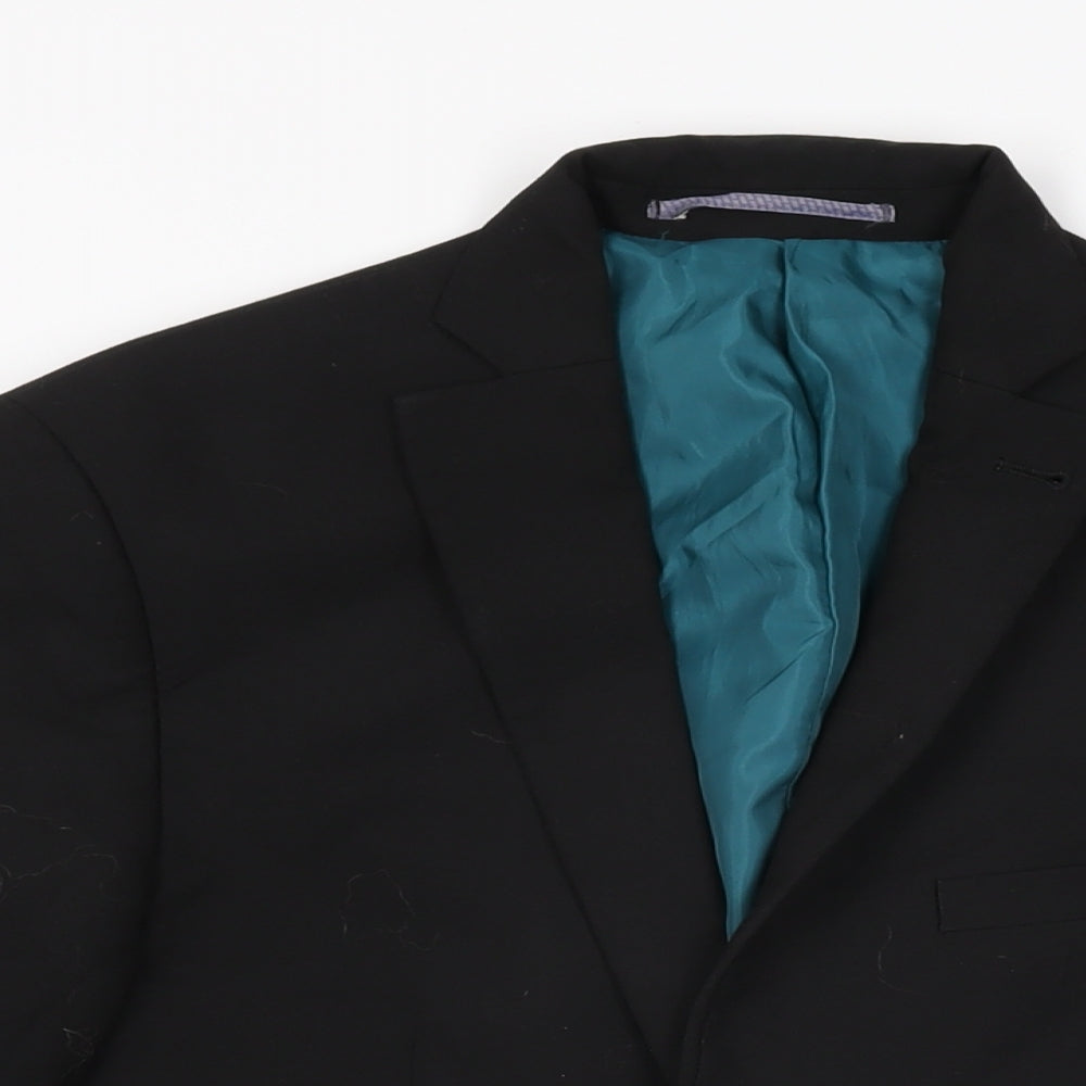 Mens UK Size 40 Marks and Spencer Regular Black Suit Jacket