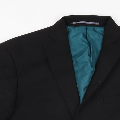 Mens UK Size 40 Marks and Spencer Regular Black Suit Jacket