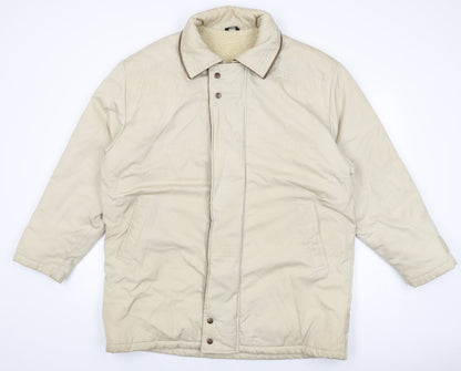 Mens UK Size 44 St Michael Beige Overcoat
