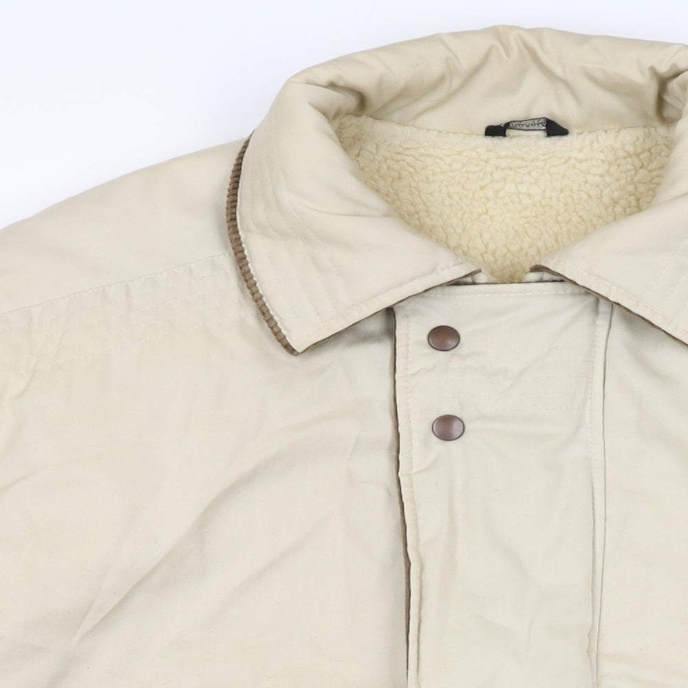 Mens UK Size 44 St Michael Beige Overcoat